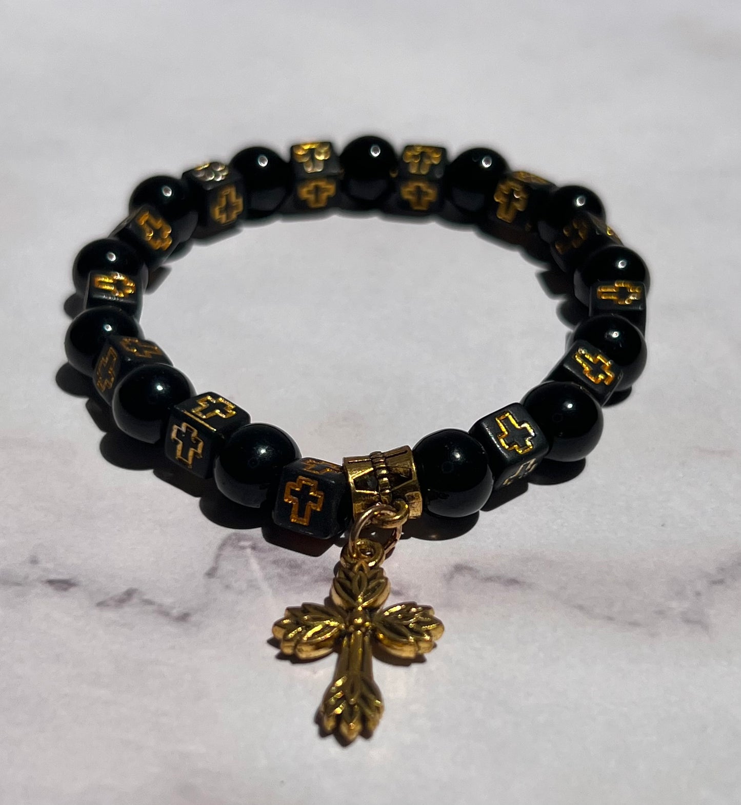 Handcrafted Beaded Stretch Bracelet