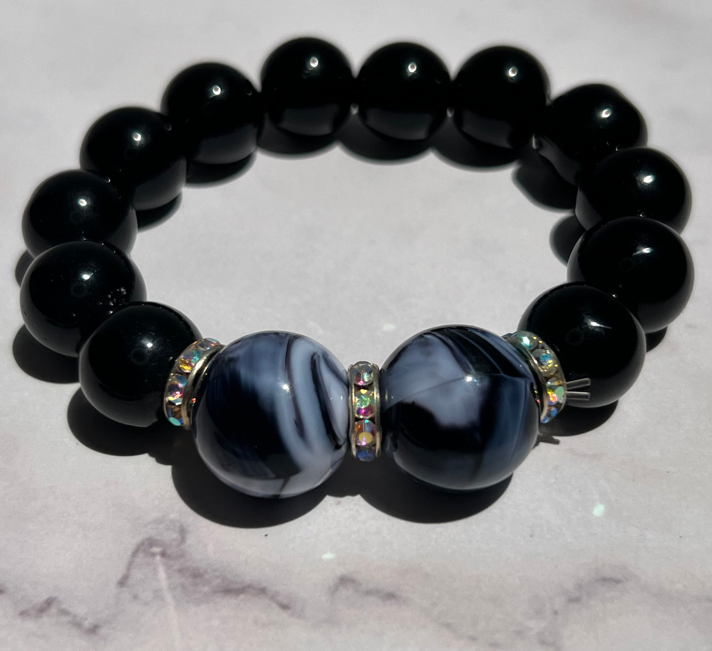 Handcrafted Beaded Stretch Bracelet
