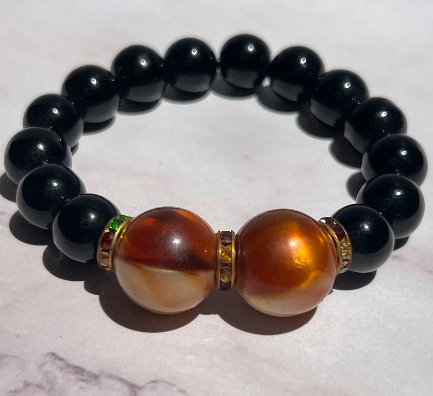 Handcrafted Beaded Stretch Bracelet
