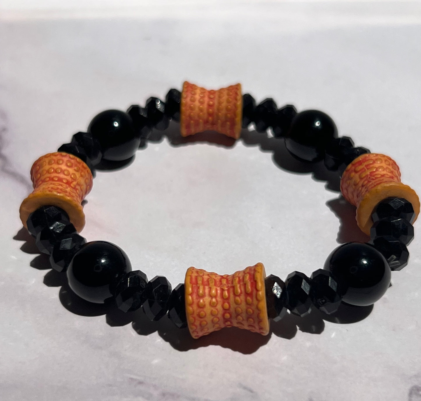 Handcrafted Beaded Stretch Bracelet