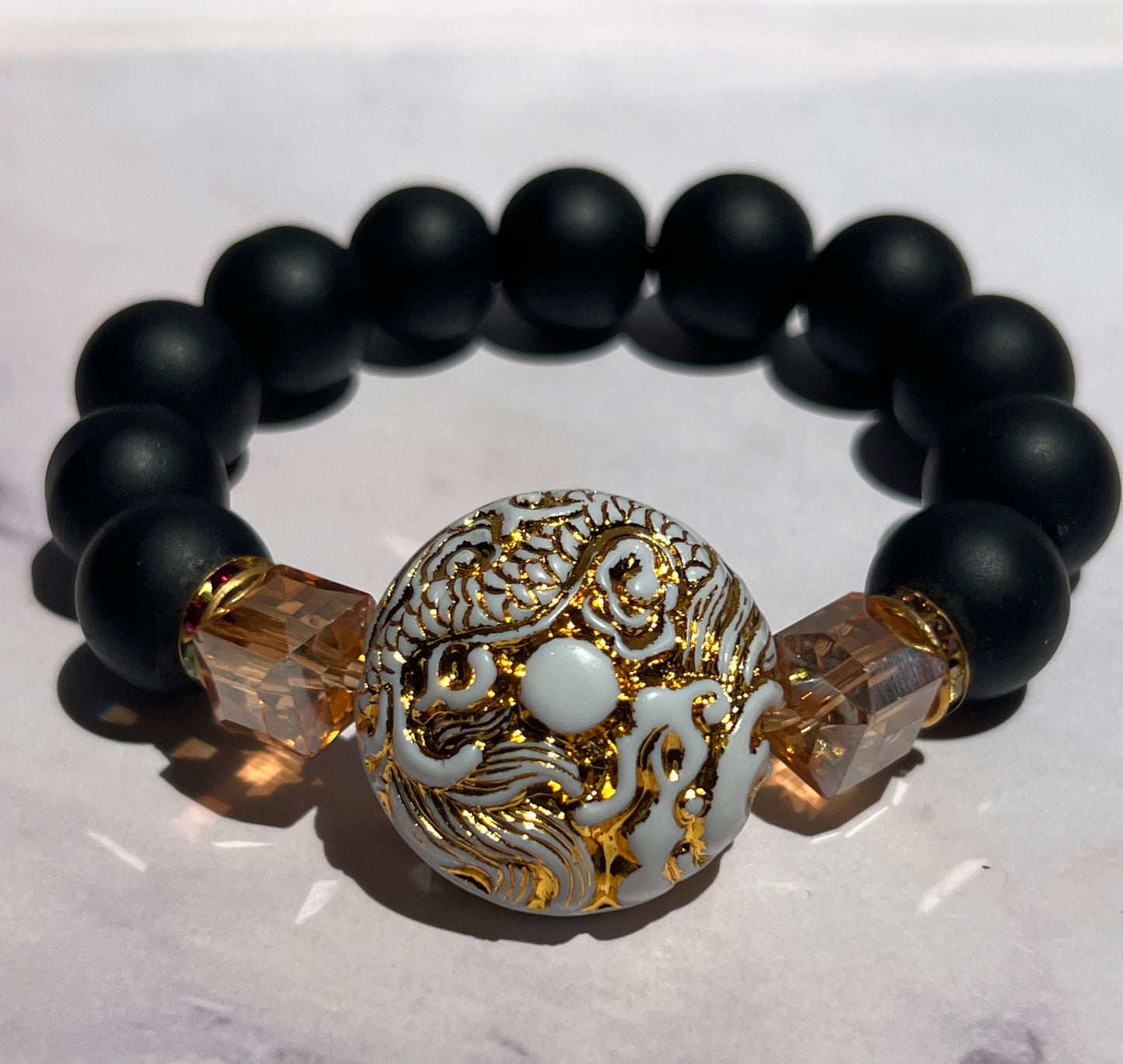 Handcrafted Beaded Stretch Bracelet