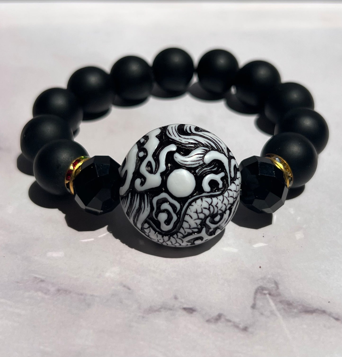 Handcrafted Beaded Stretch Bracelet