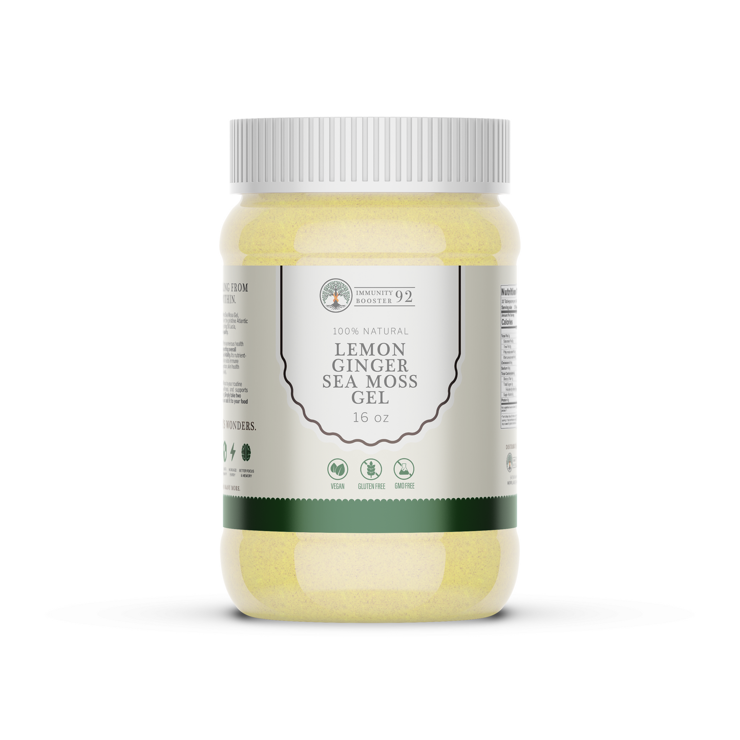 Lemon & Ginger Sea Moss Gel