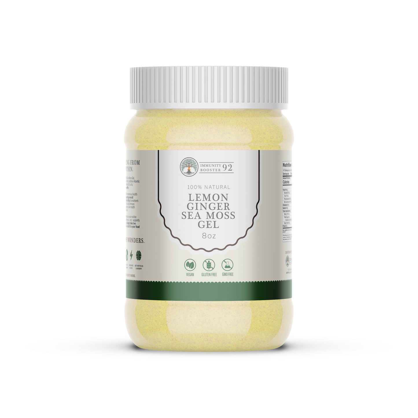 Lemon & Ginger Sea Moss Gel